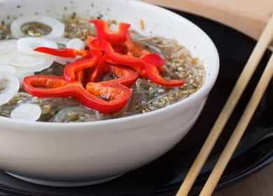 How tasty, quick and easy to cook glass funchose noodles 🍝