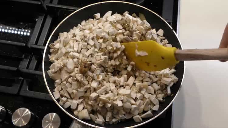 Prepare all the ingredients for your lasagna.