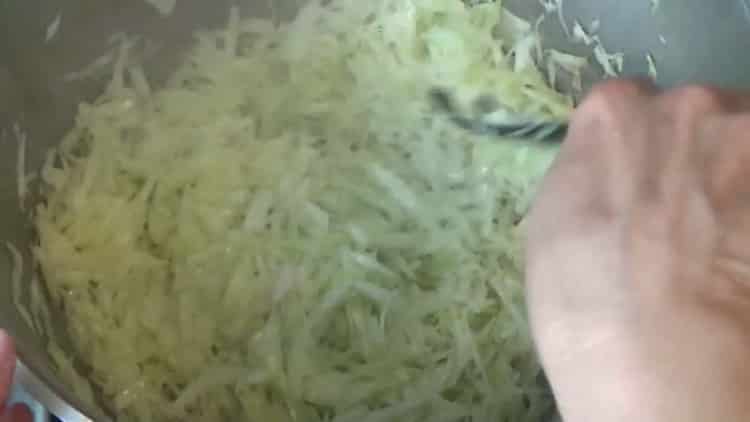 Cooking lazy cabbage rolls