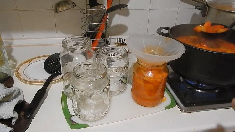 For cooking lecho, prepare cans