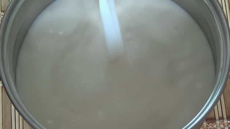 To prepare milk jelly, prepare the ingredients