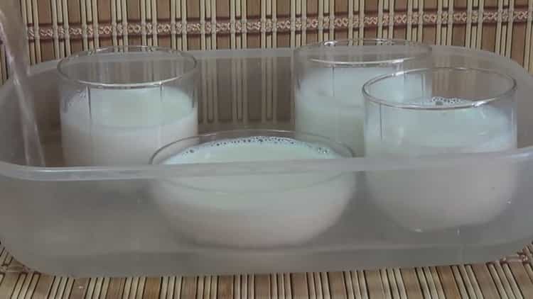 Refrigerate milk jelly