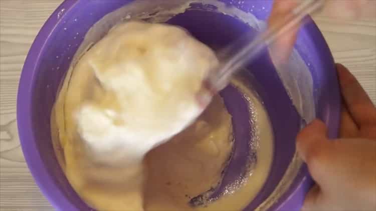 Prepare the ingredients for ice cream.