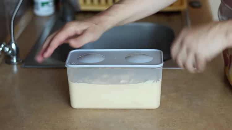 To make ice cream, refrigerate the ingredients.