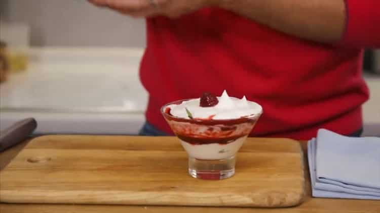 Step-by-step mousse with photo