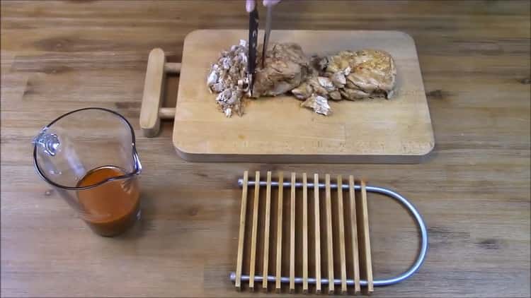 Chop meat for cooking