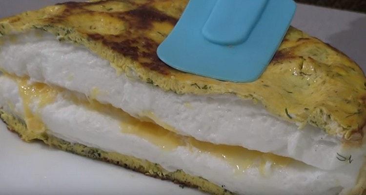 Gourmet breakfast is ready!