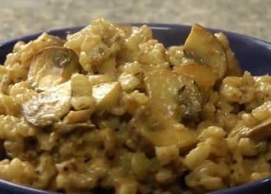 How to learn how to cook delicious barley with mushrooms 🍲