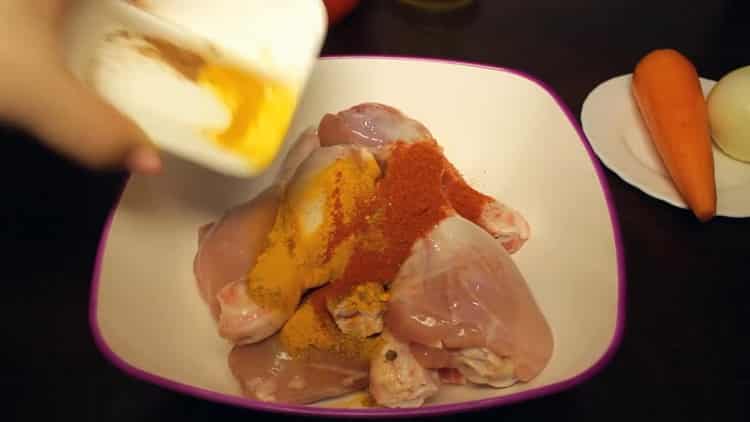 For cooking, prepare the ingredients