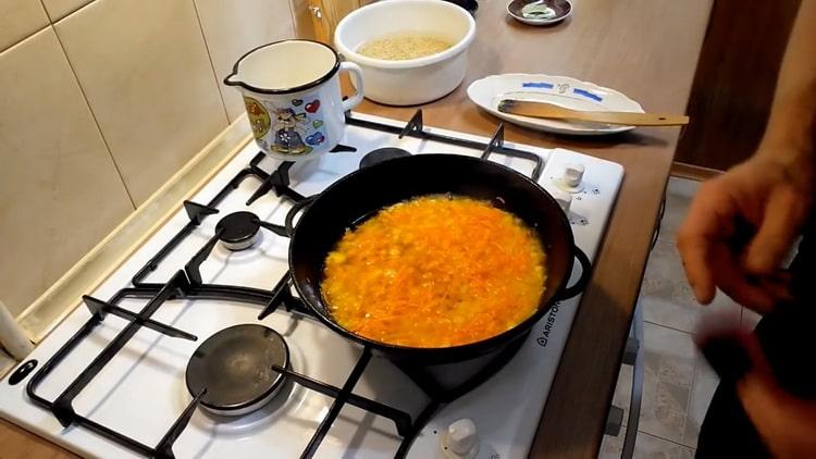 To make pearl barley, mix the ingredients