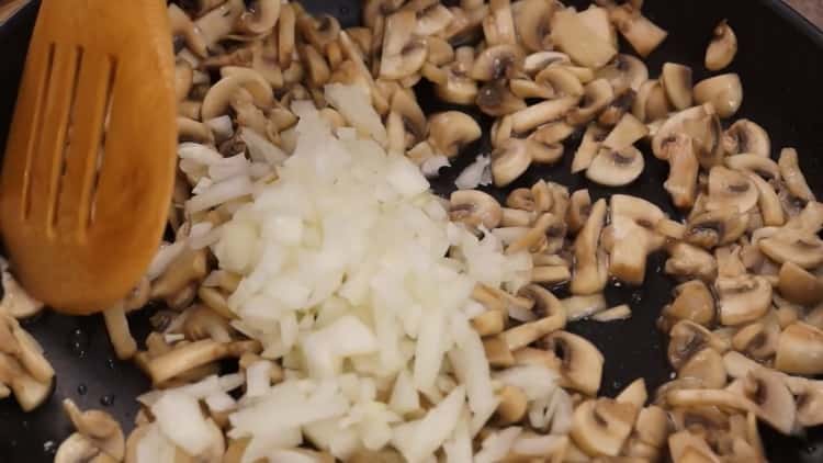 For the preparation of jclien. chop the onion