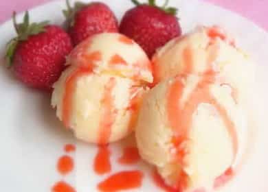 The recipe for making ice cream from milk at home 🍧