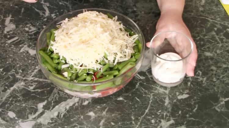 To add beans, add mayonnaise