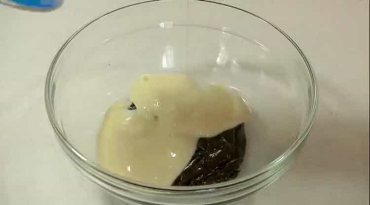 Prepare the ingredients for cooking.