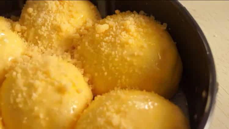 Preheat oven to make buns