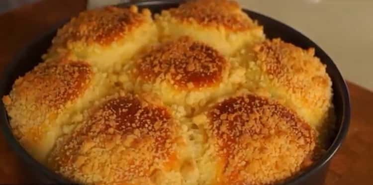 sweet yeast dough buns ready