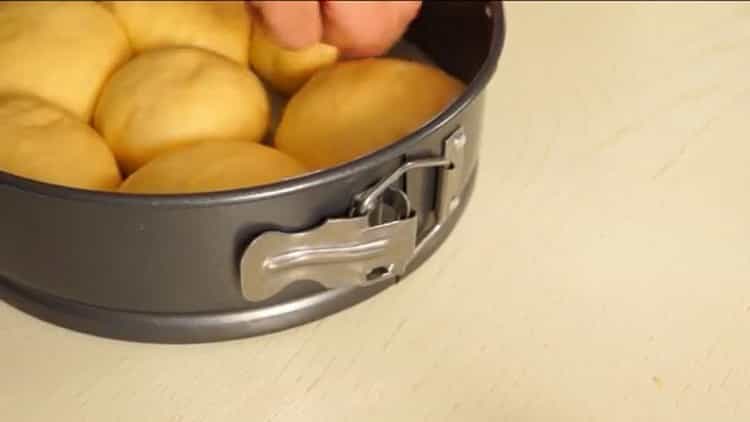 For buns, prepare a baking sheet