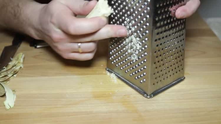 shrimp sauce grate ginger