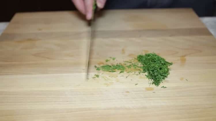 shrimp sauce chop greens