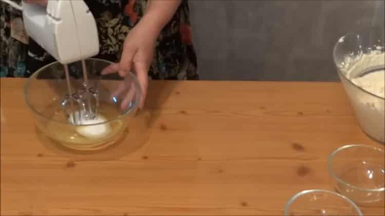 Beat whites to make a pudding.