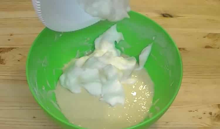 Combine the ingredients to make the dough.