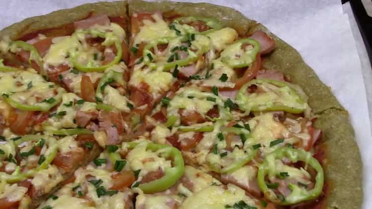 delicious pizza ready