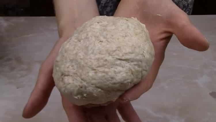 Knead the dough to make