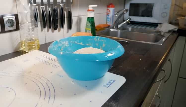 Dough for sausages in the oven dough according to a step by step recipe with photo
