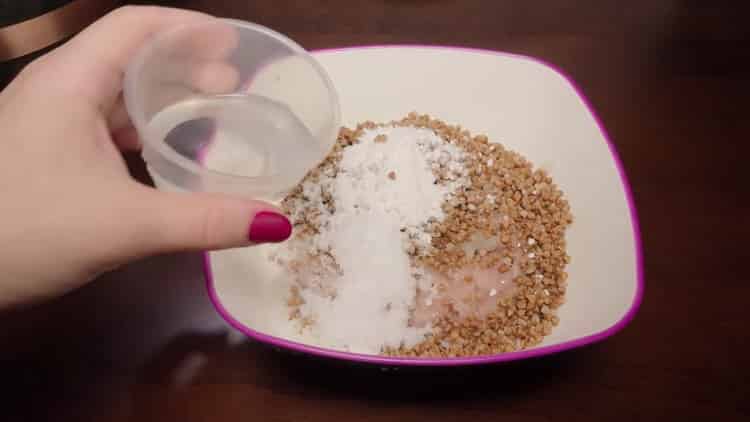 To mix the meatballs, mix the ingredients