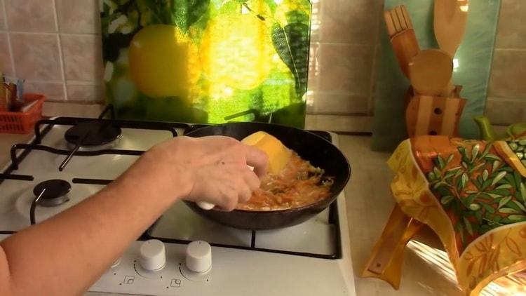 To make meatballs, mix the ingredients for the sauce