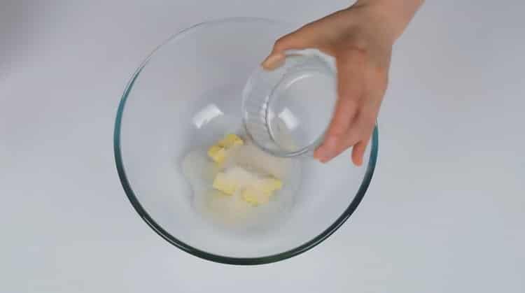 To prepare the cake, mix the ingredients