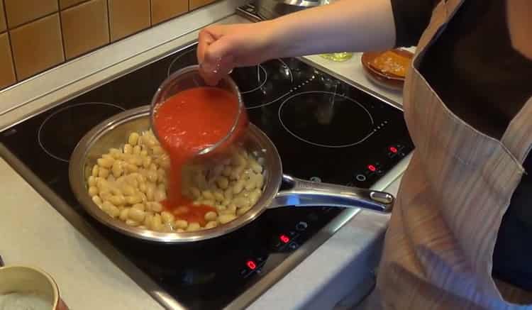 To add beans, add tomato juice