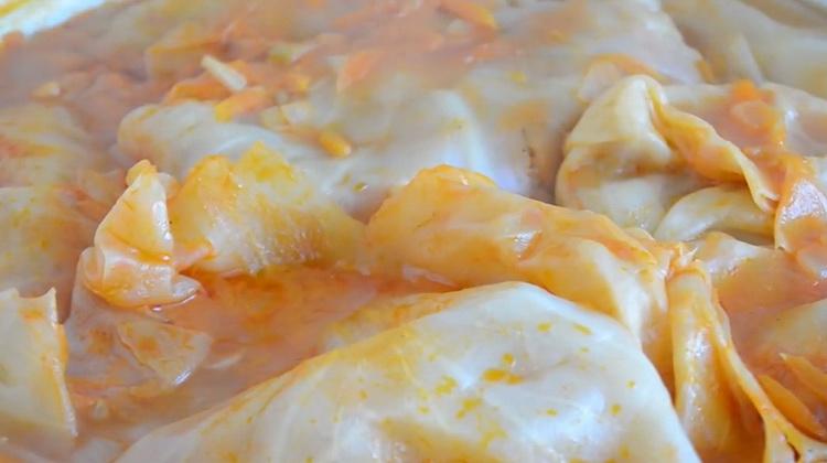 Cooking sauce for stuffed cabbage