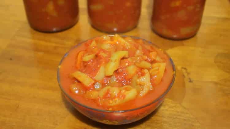 lecho in the slow cooker is ready