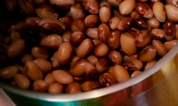 Beans must first be boiled.