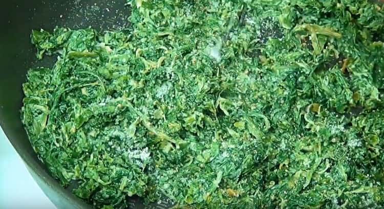 Salt and pepper the dish to taste.