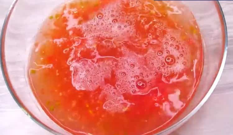 To make buckwheat, make a tomato