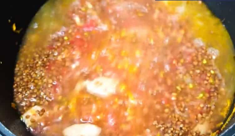 To make buckwheat, mix the ingredients