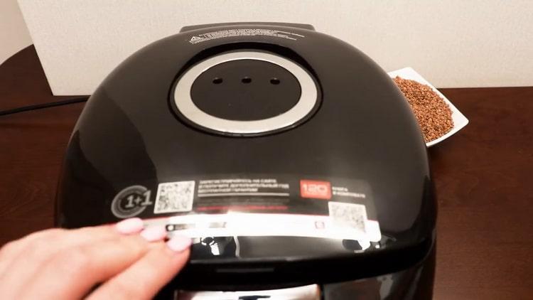 To cook, prepare a slow cooker