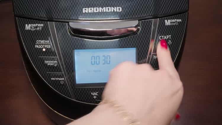 To prepare buckwheat, set the desired mode