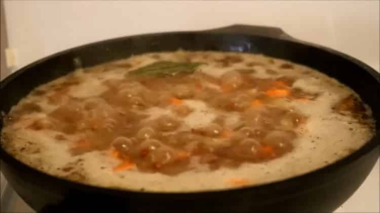 For buckwheat, pour water