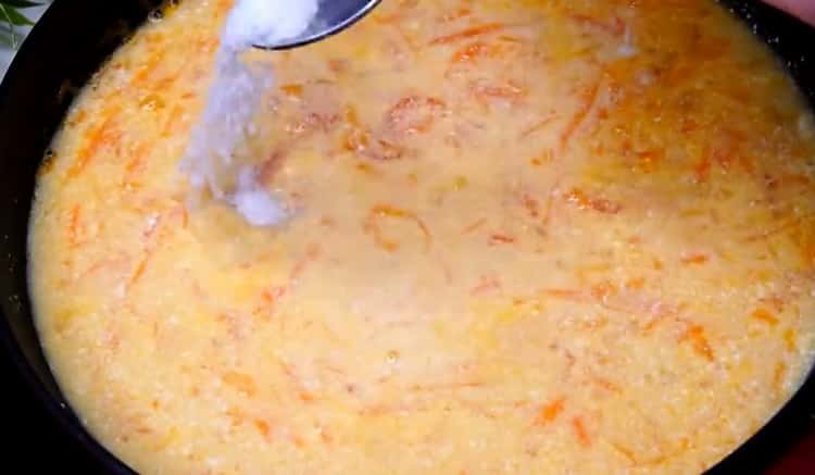 To make buckwheat, add salt