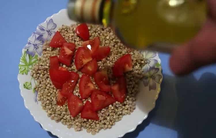 Add olive oil to cook