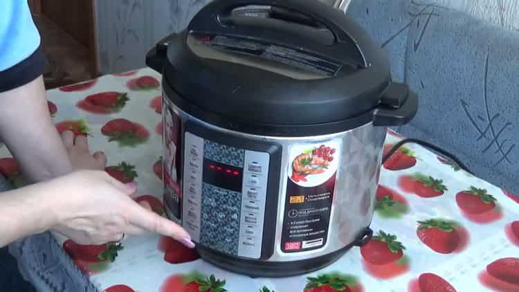 To make porridge, set the desired mode