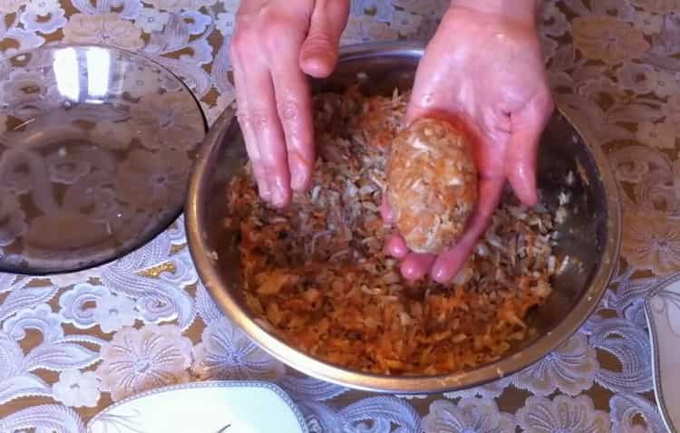 For the preparation of cabbage rolls form the product