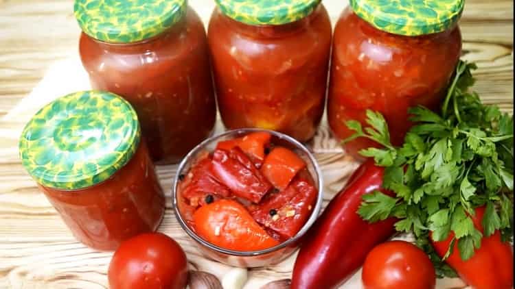 lecho of tomato is ready