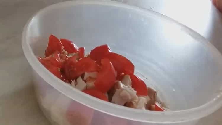 For cooking, chop the tomatoes