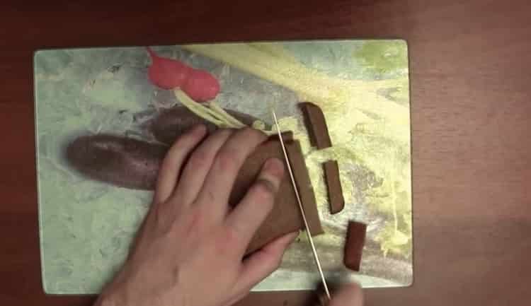 To make crackers, prepare the ingredients