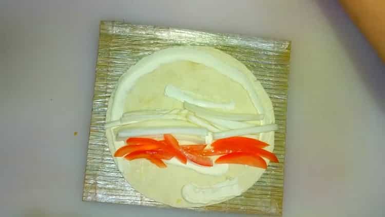 Prepare the ingredients for the tortilla.