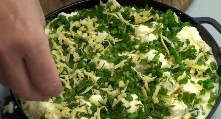 Grate cheese to cook